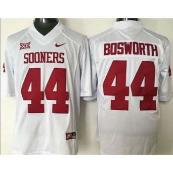 Sooners #44 Brian Bosworth White XII Stitched NCAA Jersey Sooners #44 Brian Bosworth White XII Stitched NCAA Jersey