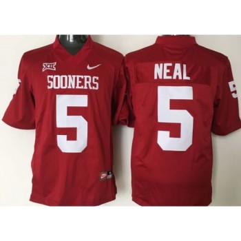 Sooners #5 Durron Neal Red XII Stitched NCAA Jersey Sooners #5 Durron Neal Red XII Stitched NCAA Jersey