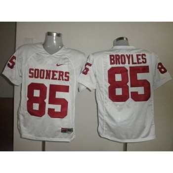 Sooners #85 Ryan Bryoles White Stitched NCAA Jersey Sooners #85 Ryan Bryoles White Stitched NCAA Jersey