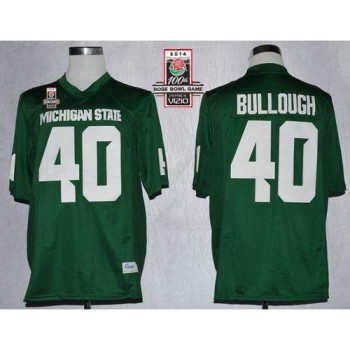 Spartans #40 Max Bullough Green 2014 Rose Bowl Patch Stitched NCAA Jersey Spartans #40 Max Bullough Green 2014 Rose Bowl Patch Stitched NCAA Jersey