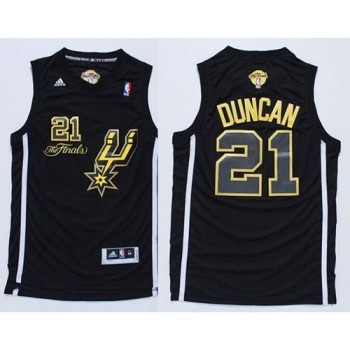 Spurs #21 Tim Duncan Black(Gold No.) Champions Stitched NBA Jersey Spurs #21 Tim Duncan Black(Gold No.) Champions Stitched NBA Jersey