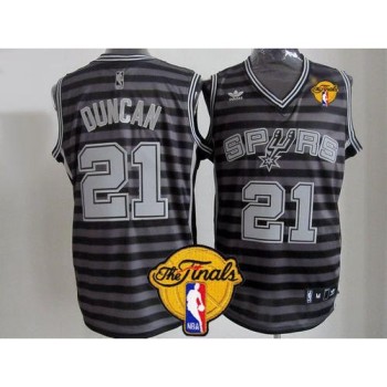 Spurs #21 Tim Duncan Black/Grey Groove Finals Patch Stitched NBA Jersey Spurs #21 Tim Duncan Black/Grey Groove Finals Patch Stitched NBA Jersey