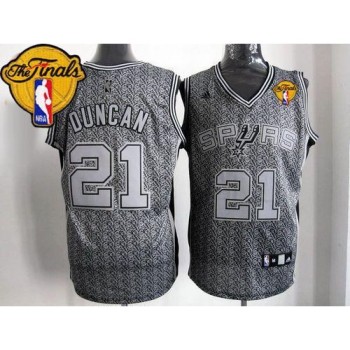 Spurs #21 Tim Duncan Grey Static Fashion Finals Patch Stitched NBA Jersey Spurs #21 Tim Duncan Grey Static Fashion Finals Patch Stitched NBA Jersey