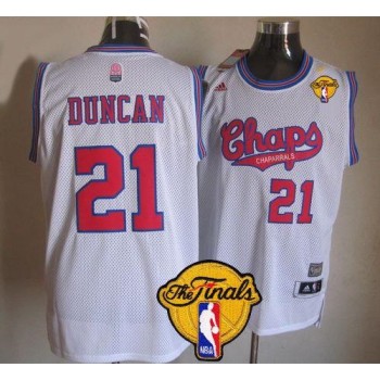 Spurs #21 Tim Duncan White ABA Hardwood Classic Finals Patch Stitched NBA Jersey Spurs #21 Tim Duncan White ABA Hardwood Classic Finals Patch Stitched NBA Jersey