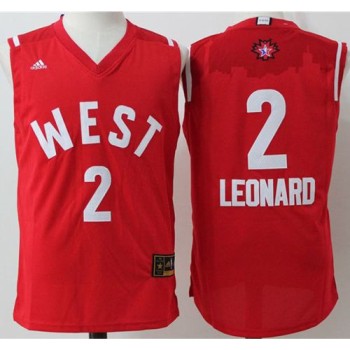 Spurs #2 Kawhi Leonard Red 2016 All Star Stitched NBA Jersey Spurs #2 Kawhi Leonard Red 2016 All Star Stitched NBA Jersey