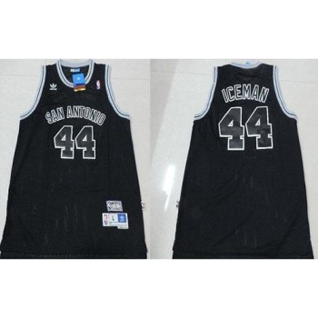 Spurs #44 George Gervin Black  Spurs #44 George Gervin Black