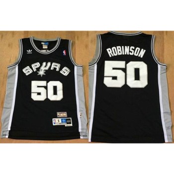 Spurs #50 David Robinson Black Throwback Stitched NBA Jersey Spurs #50 David Robinson Black Throwback Stitched NBA Jersey