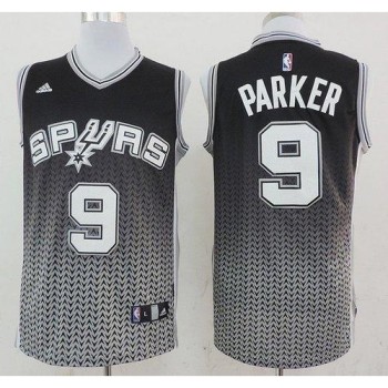 Spurs #9 Tony Parker Black Resonate Fashion Swingman Stitched NBA Jersey Spurs #9 Tony Parker Black Resonate Fashion Swingman Stitched NBA Jersey