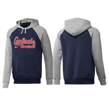 St.Louis Cardinals Pullover Hoodie Blue & Grey St.Louis Cardinals Pullover Hoodie Blue & Grey