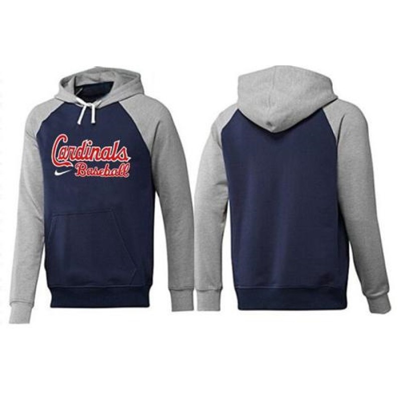St.Louis Cardinals Pullover Hoodie Blue & Grey St.Louis Cardinals Pullover Hoodie Blue & Grey