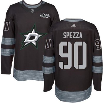 Stars #90 Jason Spezza Black 1917-2017 100th Anniversary Stitched NHL Jersey Stars #90 Jason Spezza Black 1917-2017 100th Anniversary Stitched NHL Jersey
