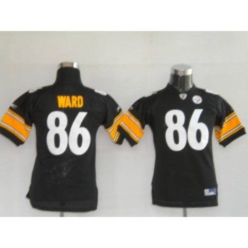 Steelers #86 Hines Ward Black Stitched Youth NFL Jersey Steelers #86 Hines Ward Black Stitched Youth NFL Jersey