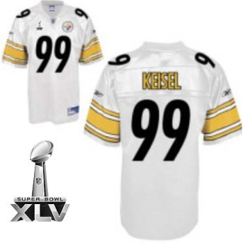 Steelers #99 Brett Keisel White Super Bowl XLV Stitched Youth NFL Jersey Steelers #99 Brett Keisel White Super Bowl XLV Stitched Youth NFL Jersey