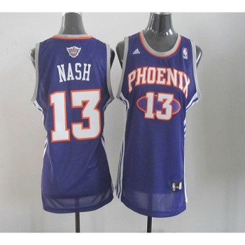 Suns #13 Steve Nash Purple Women's Road Stitched NBA Jersey Suns #13 Steve Nash Purple Women's Road Stitched NBA Jersey