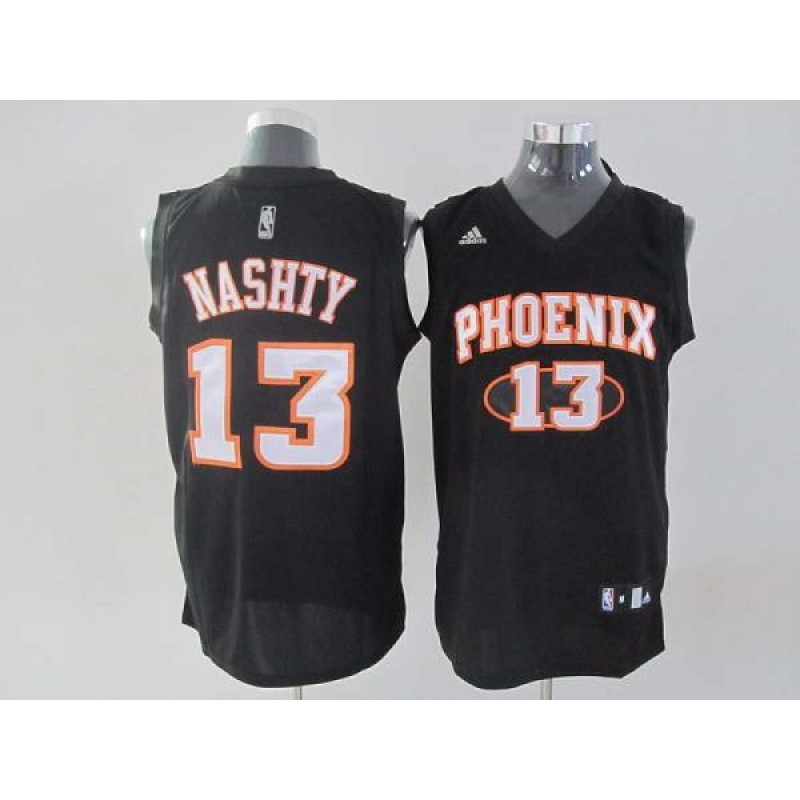Suns #13 Steve Nash Stitched Black Nashty Fashion NBA Jersey Suns #13 Steve Nash Stitched Black Nashty Fashion NBA Jersey