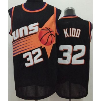 Suns #32 Jason Kidd Black Throwback Stitched NBA Jersey Suns #32 Jason Kidd Black Throwback Stitched NBA Jersey