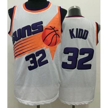 Suns #32 Jason Kidd White Throwback Stitched NBA Jersey Suns #32 Jason Kidd White Throwback Stitched NBA Jersey