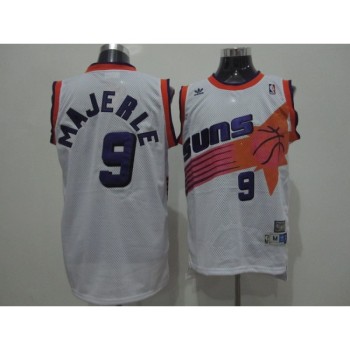 Suns #9 Dan Majerle White Swingman Throwback Stitched NBA Jersey Suns #9 Dan Majerle White Swingman Throwback Stitched NBA Jersey