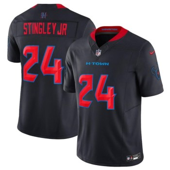 Men's Houston Texans #24 Derek Stingley Jr. Navy 2024 2nd Alternate F.U.S.E Vapor Stitched jersey Men's Houston Texans #24 Derek Stingley Jr. Navy 2024 2nd Alternate F.U.S.E Vapor Stitched jersey