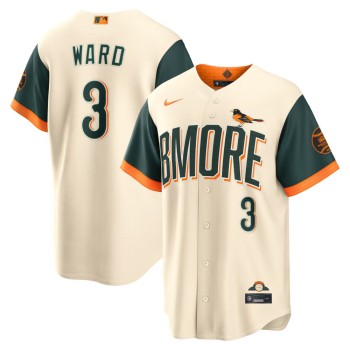 Youth Baltimore Orioles #3 Taylor Ward Nike Natural 2026 City Connect Stadium Jersey
