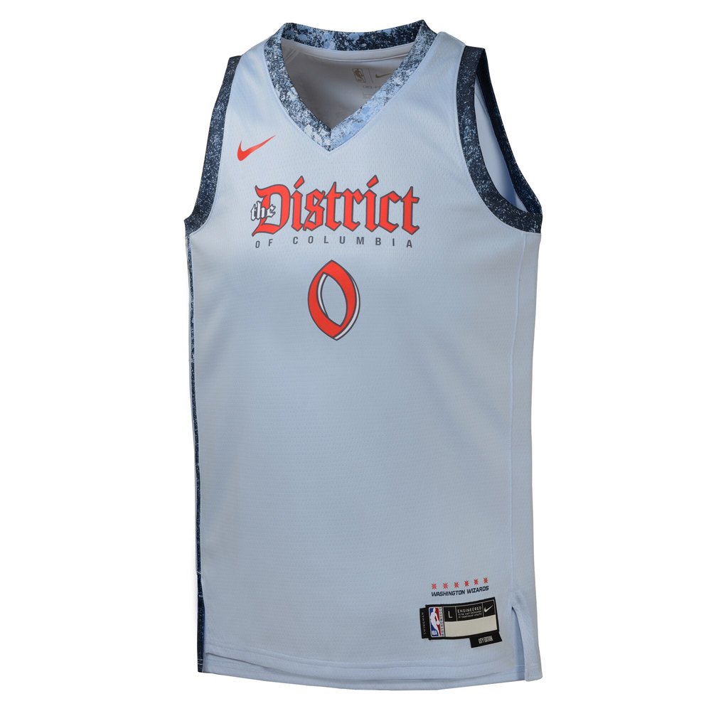 Youth Washington Wizards Bilal Coulibaly Light Blue 2024/25 Swingman Player Jersey - City Edition Youth Washington Wizards Bilal Coulibaly Light Blue 2024/25 Swingman Player Jersey - City Edition