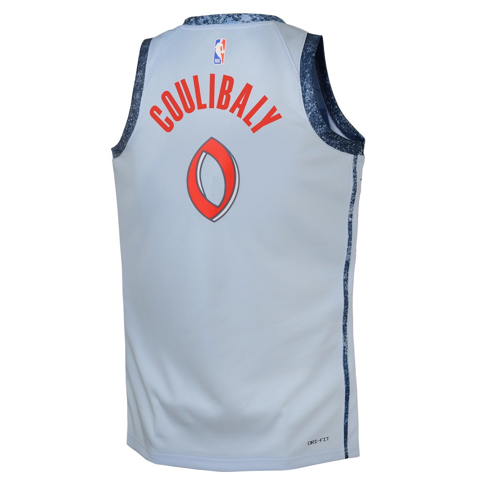 Youth Washington Wizards Bilal Coulibaly Light Blue 2024/25 Swingman Player Jersey - City Edition Youth Washington Wizards Bilal Coulibaly Light Blue 2024/25 Swingman Player Jersey - City Edition