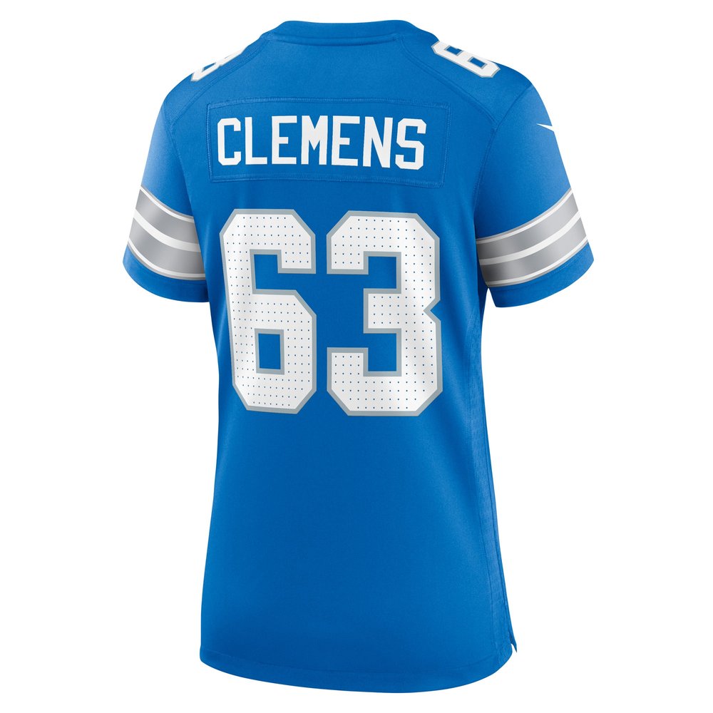 Women's Detroit Lions Duke Clemens  Blue Game Jersey Women's Detroit Lions Duke Clemens  Blue Game Jersey
