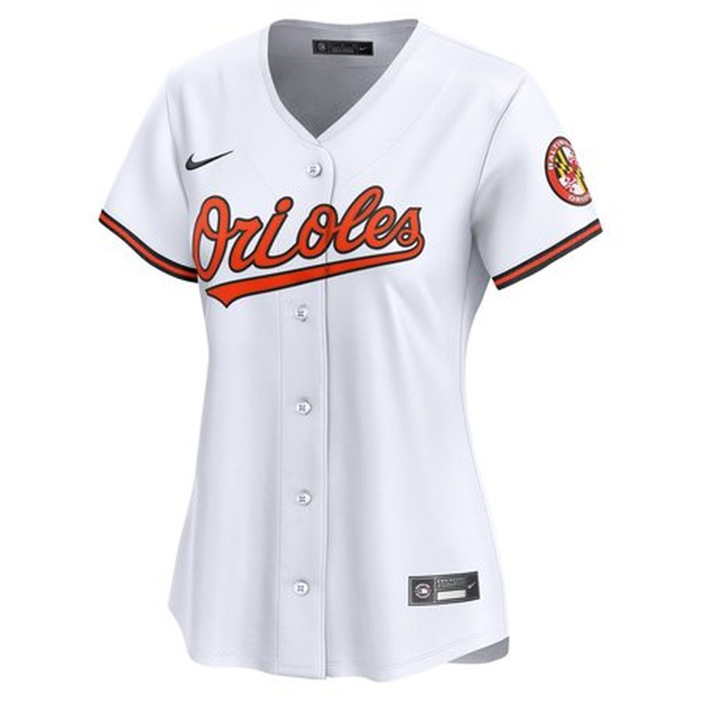 Women's Baltimore Orioles White Home Limited Jersey Women's Baltimore Orioles White Home Limited Jersey