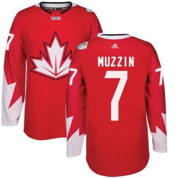 Team CA. #7 Jake Muzzin Red 2016 World Cup Stitched NHL Jersey Team CA. #7 Jake Muzzin Red 2016 World Cup Stitched NHL Jersey