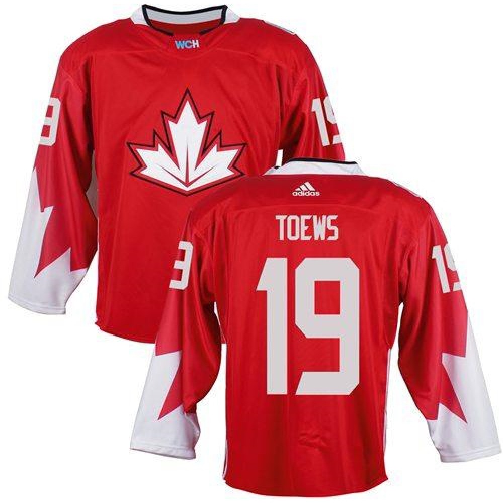 Team Canada #19 Jonathan Toews Red 2016 World Cup Stitched Youth NHL Jersey