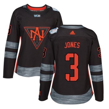 Team North America #3 Seth Jones Black 2016 World Cup Women's Stitched NHL Jersey Team North America #3 Seth Jones Black 2016 World Cup Women's Stitched NHL Jersey