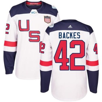 Team USA #42 David Backes White 2016 World Cup Stitched NHL Jersey Team USA #42 David Backes White 2016 World Cup Stitched NHL Jersey
