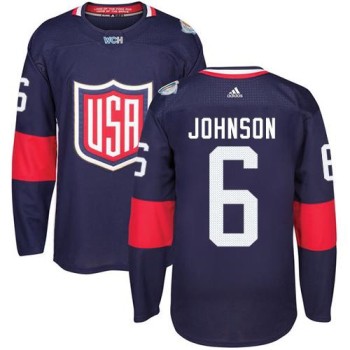 Team USA #6 Erik Johnson Navy Blue 2016 World Cup Stitched NHL Jersey Team USA #6 Erik Johnson Navy Blue 2016 World Cup Stitched NHL Jersey
