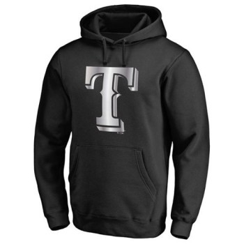 Texas Rangers Platinum Collection Pullover Hoodie Black Texas Rangers Platinum Collection Pullover Hoodie Black