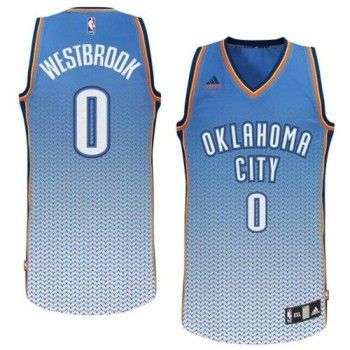 Thunder #0 Russell Westbrook Blue Resonate Fashion Swingman Stitched NBA Jersey Thunder #0 Russell Westbrook Blue Resonate Fashion Swingman Stitched NBA Jersey