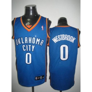 Thunder #0 Russell Westbrook Stitched Blue NBA Jersey Thunder #0 Russell Westbrook Stitched Blue NBA Jersey