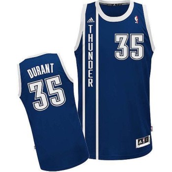 Thunder #35 Kevin Durant Blue Alternate Stitched NBA Jersey Thunder #35 Kevin Durant Blue Alternate Stitched NBA Jersey