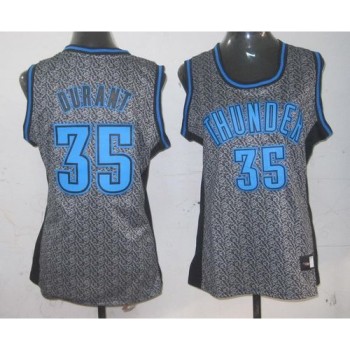 Thunder #35 Kevin Durant Grey Women's Static Fashion Stitched NBA Jersey Thunder #35 Kevin Durant Grey Women's Static Fashion Stitched NBA Jersey