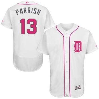 Tigers #13 Lance Parrish White Flexbase Authentic Collection 2016 Mother's Day Stitched MLB Jersey Tigers #13 Lance Parrish White Flexbase Authentic Collection 2016 Mother's Day Stitched MLB Jersey