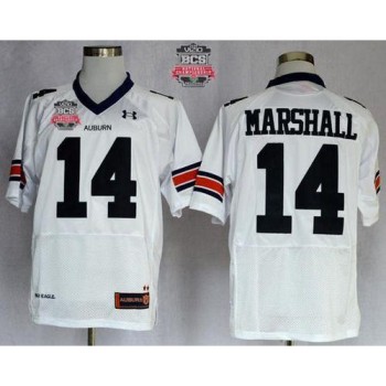 Tigers #14 Nick Marshall White 2014 BCS Bowl Patch Stitched NCAA Jersey Tigers #14 Nick Marshall White 2014 BCS Bowl Patch Stitched NCAA Jersey
