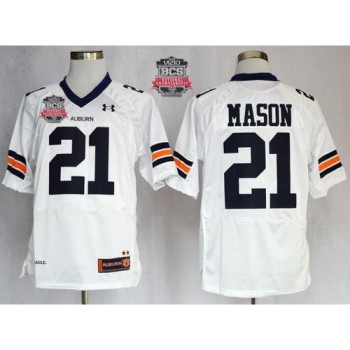 Tigers #21 Tre Mason White 2014 BCS Bowl Patch Stitched NCAA Jersey Tigers #21 Tre Mason White 2014 BCS Bowl Patch Stitched NCAA Jersey