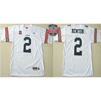 Tigers #2 Newton New White 2014 BCS Bowl Patch Stitched NCAA Jersey Tigers #2 Newton New White 2014 BCS Bowl Patch Stitched NCAA Jersey