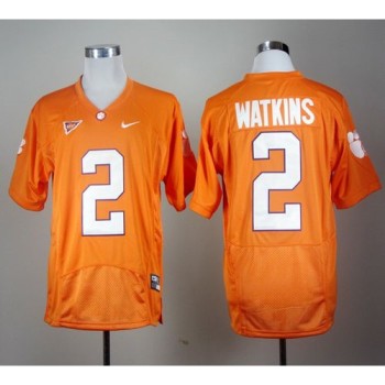 Tigers #2 Sammy Watkins Orange Pro Combat Stitched NCAA Jersey Tigers #2 Sammy Watkins Orange Pro Combat Stitched NCAA Jersey