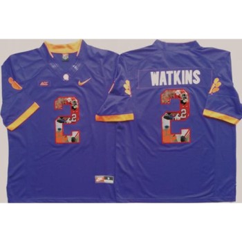 Tigers #2 Sammy Watkins Purple Player Fashion Stitched NCAA Jersey Tigers #2 Sammy Watkins Purple Player Fashion Stitched NCAA Jersey