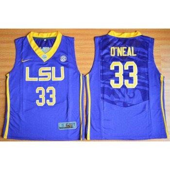 Tigers #33 Shaquille O'Neal Purple Basketball Stitched Youth NCAA Jersey Tigers #33 Shaquille O'Neal Purple Basketball Stitched Youth NCAA Jersey