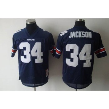 Tigers #34 Bo Jackson Blue Stitched NCAA Jersey Tigers #34 Bo Jackson Blue Stitched NCAA Jersey