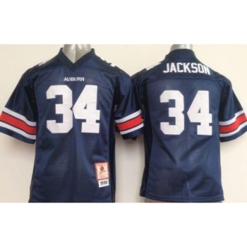 Tigers #34 Bo Jackson Blue Stitched Youth NCAA Jersey Tigers #34 Bo Jackson Blue Stitched Youth NCAA Jersey