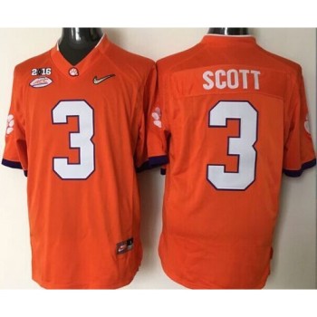 Tigers #3 Artavis Scott Orange 2016 National Championship Stitched NCAA Jersey Tigers #3 Artavis Scott Orange 2016 National Championship Stitched NCAA Jersey