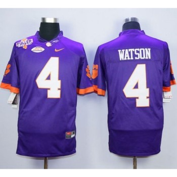 Tigers #4 Deshaun Watson Purple Limited Stitched NCAA Jersey Tigers #4 Deshaun Watson Purple Limited Stitched NCAA Jersey