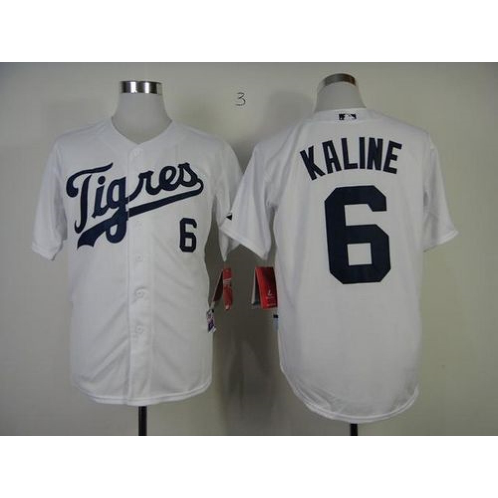 Tigers #6 Al Kaline White 